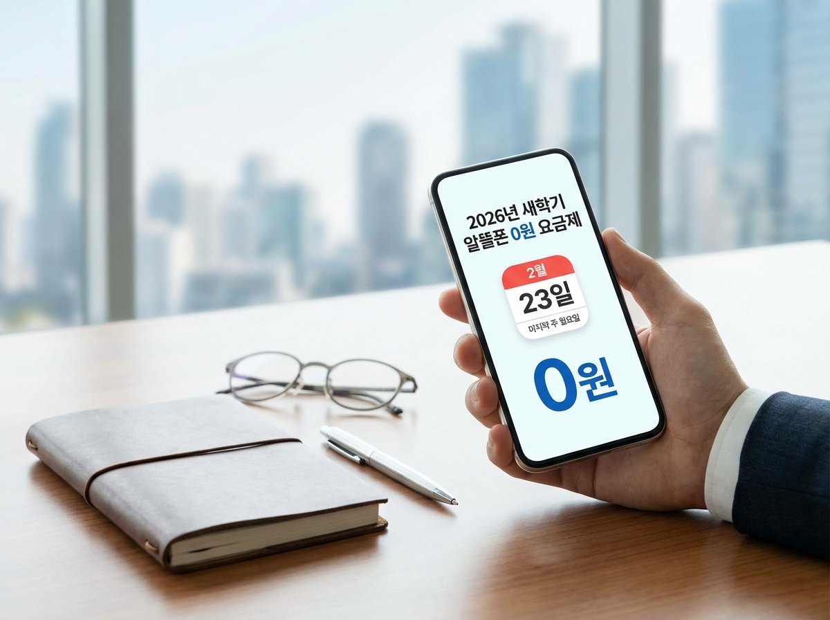 2026년 신학기 알뜰폰 0원 요금제 완벽 가이드: 통신비 0원, 현명한 절약 방법 총정리!