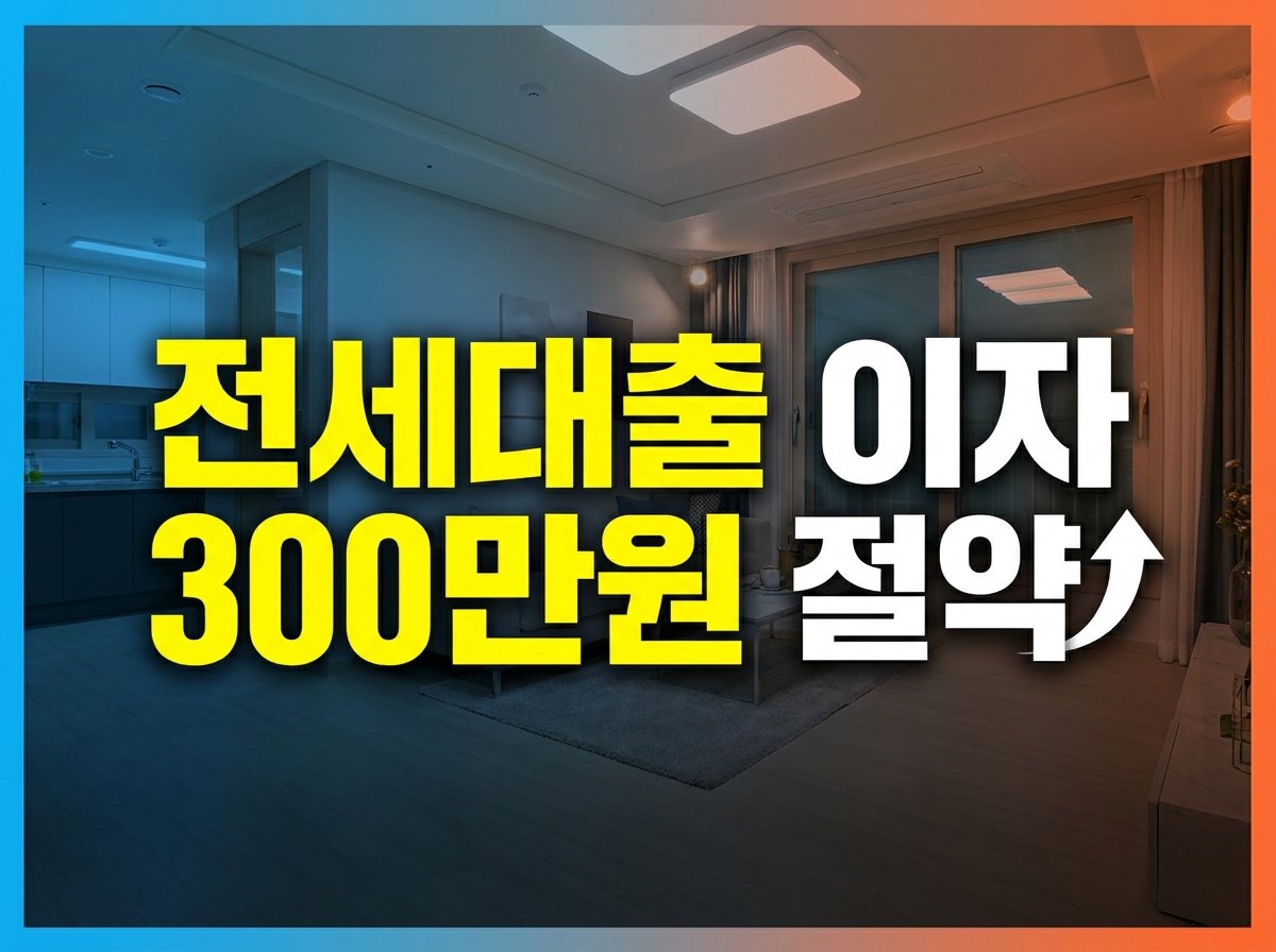 전세대출 이자 절약, 연 300만원 아끼는 7가지 황금 비법 대공개!