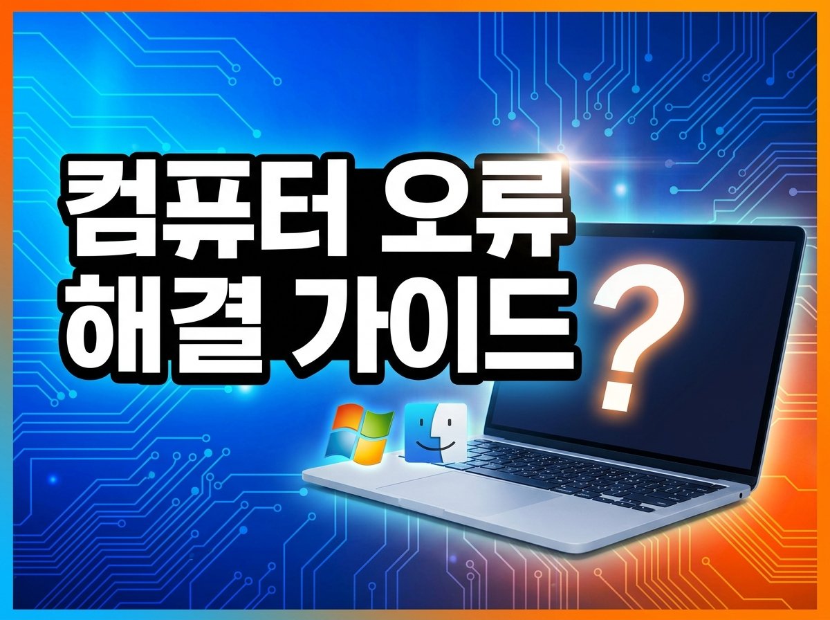컴퓨터 오류 진단과 해결: 윈도우 & 맥 필수 가이드 (블루스크린, 시스템 속도 저하, 인터넷 끊김)