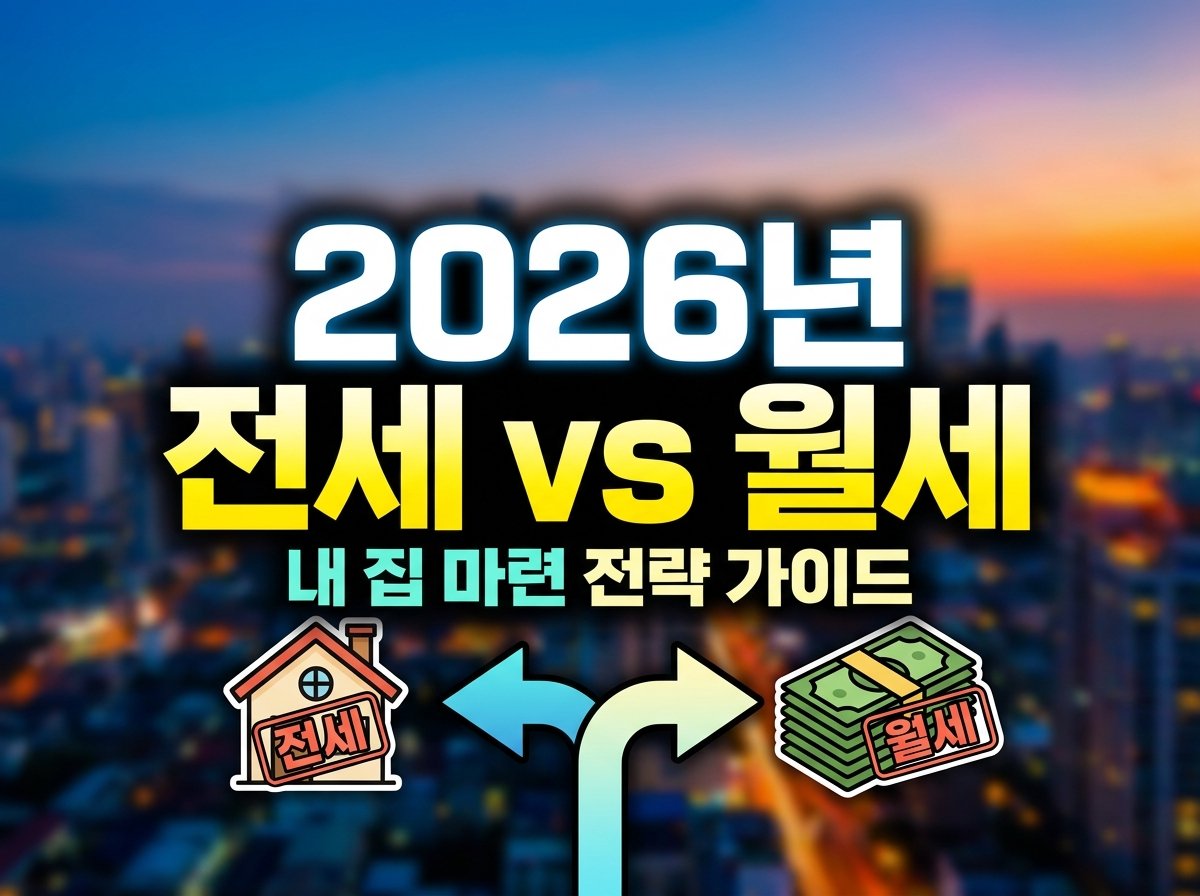2026년 전세 vs 월세 완벽 비교: 당신의 돈을 아낄 현명한 선택은?
