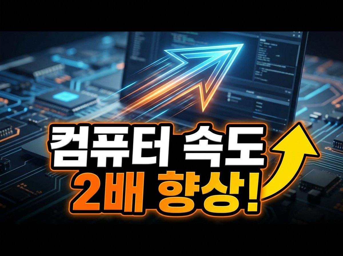 컴퓨터 느려졌을 때 속도 2배 향상! 윈도우·맥 최적화 꿀팁 10가지 (데이터 기반)